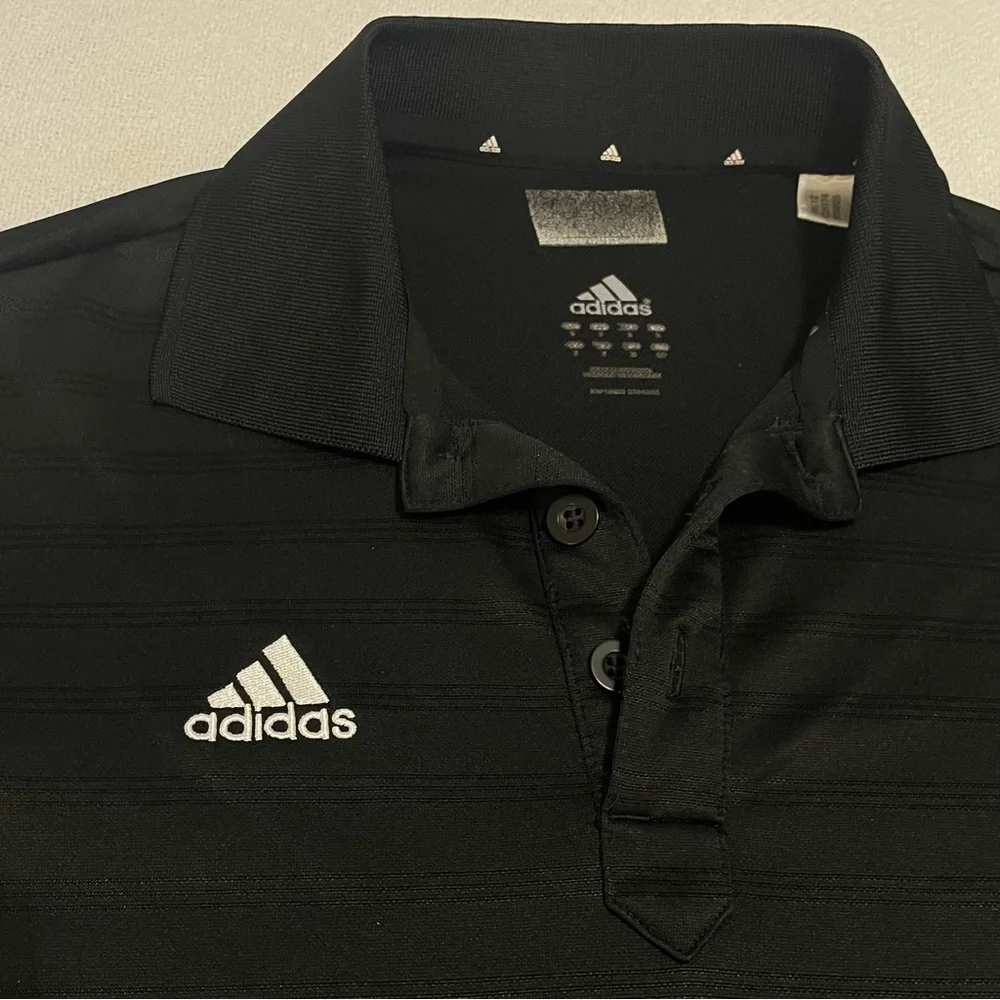 Adidas Men's Polo Shirt‎ in Black Size Small